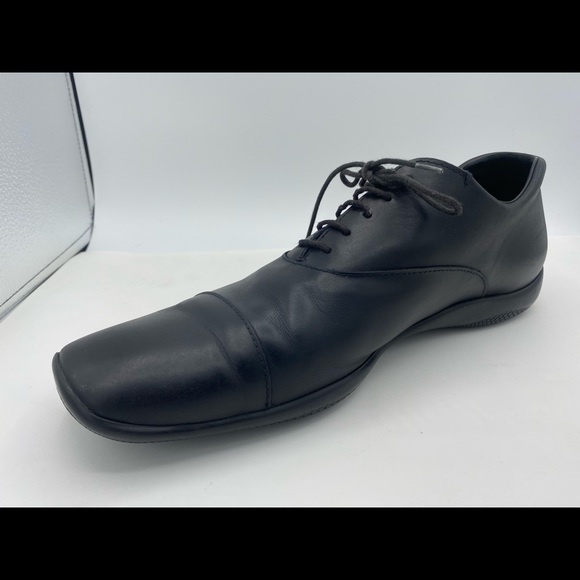 Mens Black Leather Prada Shoes 11-1/2 - Picture 12 of 16